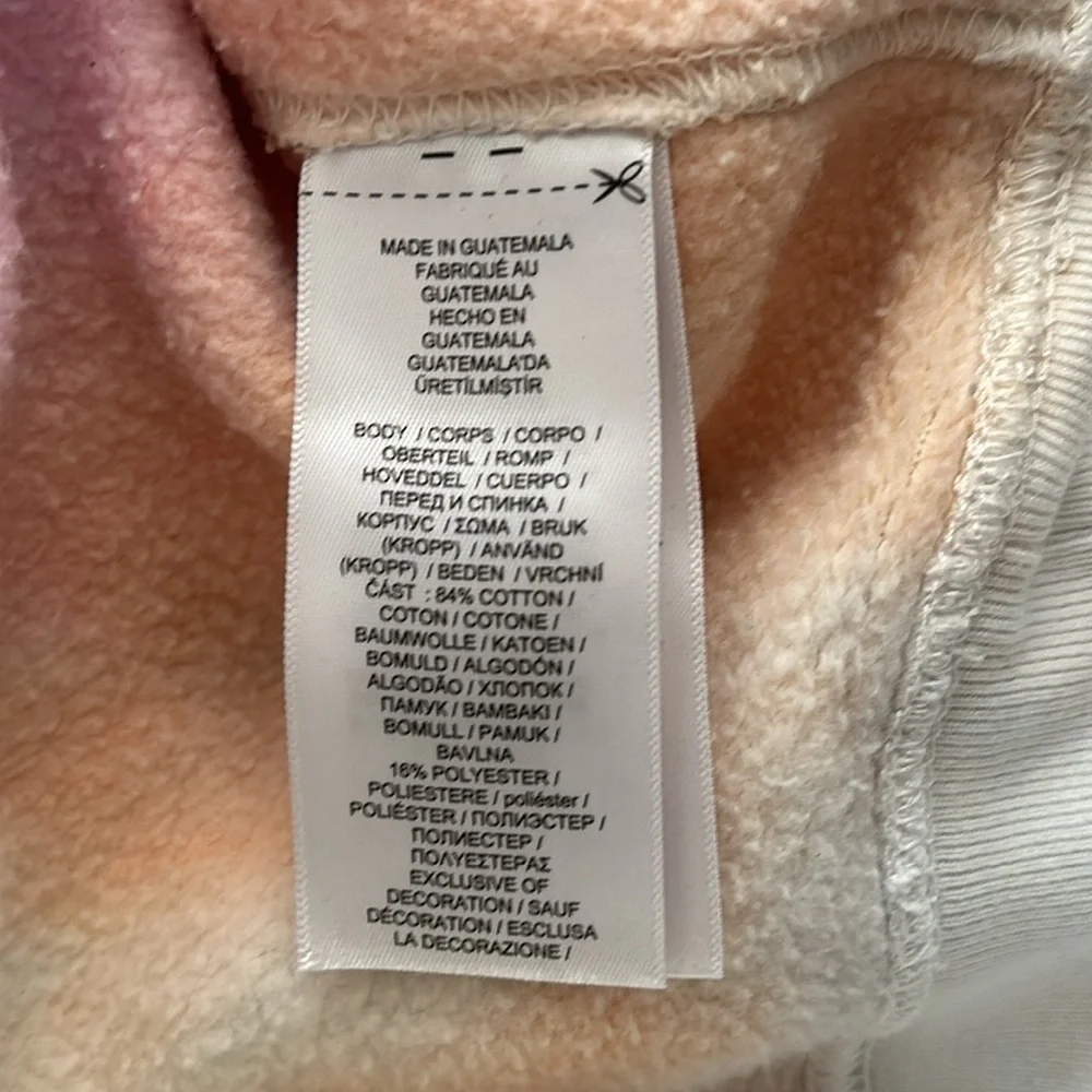 Ralph Lauren Polo multicolor pastel tie dye hooded sweatshirt - Picture 6 of 8